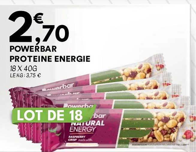 POWERBAR PROTEINE ENERGIE