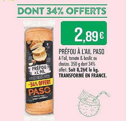 PRÉFOU À L’AIL PASO
