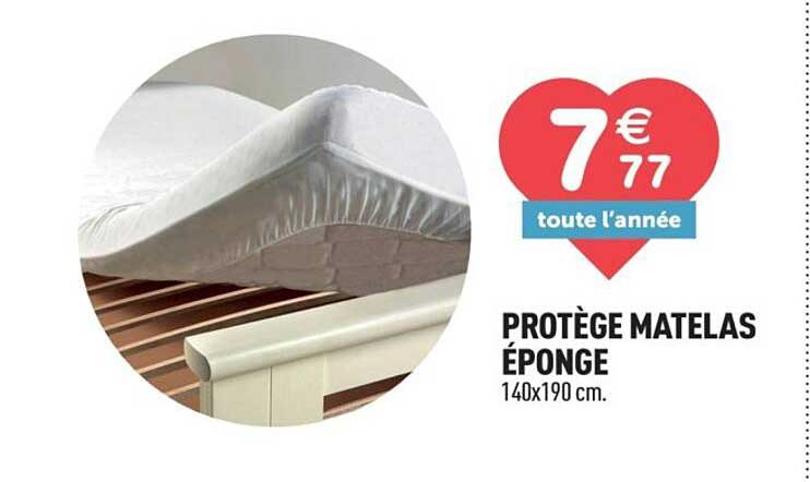 PROTÈGE MATELAS ÉPONGE