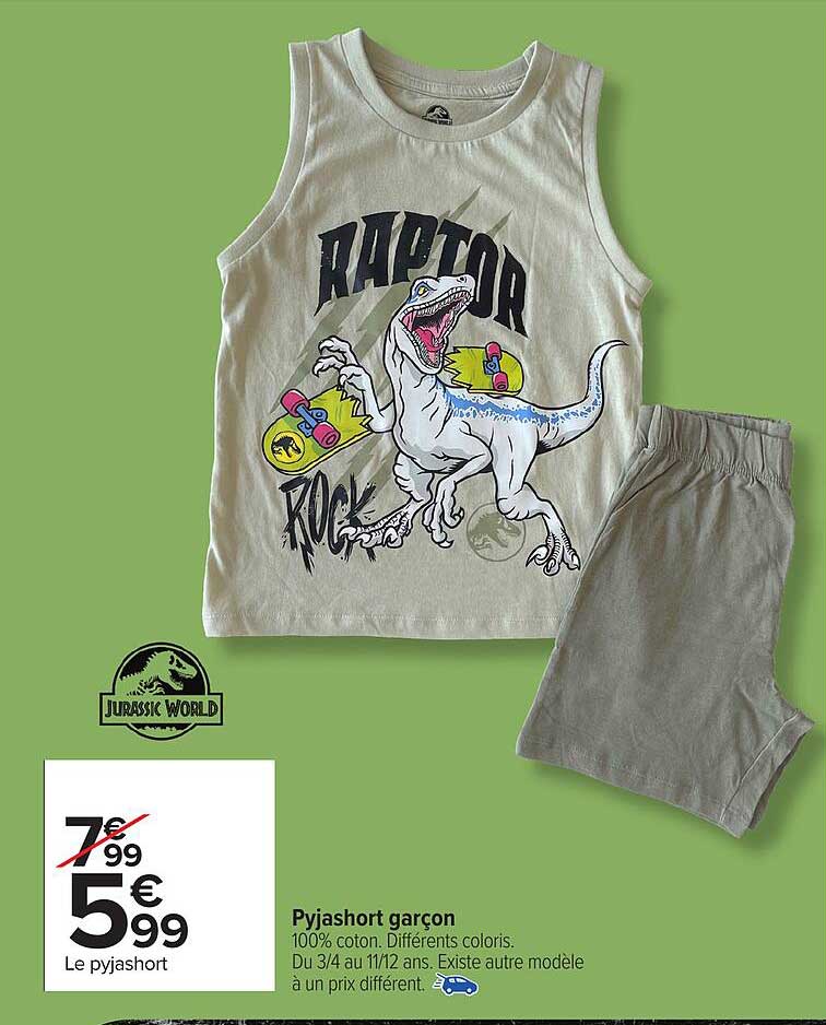 Pyjashort garçon