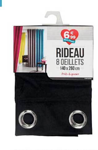 RIDEAU 8 OEILLETS
