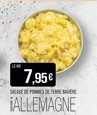 Salade de pommes de terre bavaroise