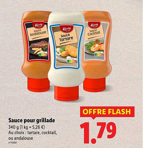 Sauce pour grillade