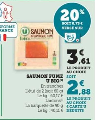SAUMON FUME U BIO