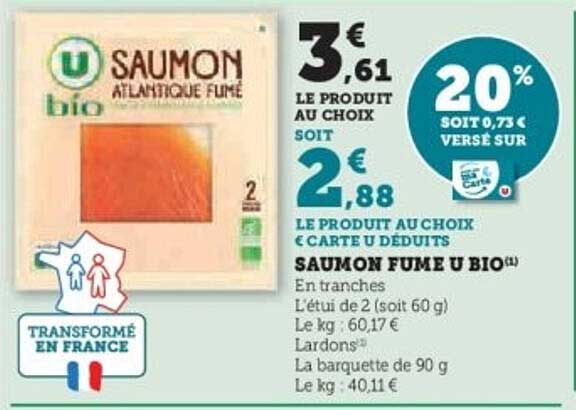 SAUMON FUME U BIO