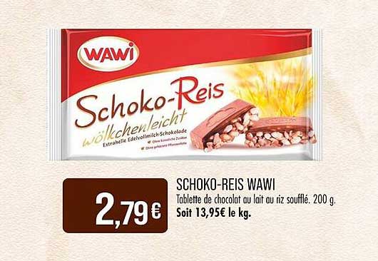 SCHOKO-REIS WAWI