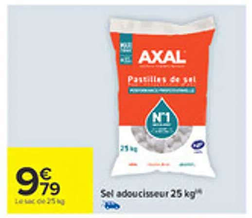 Sel adoucisseur 25 kg