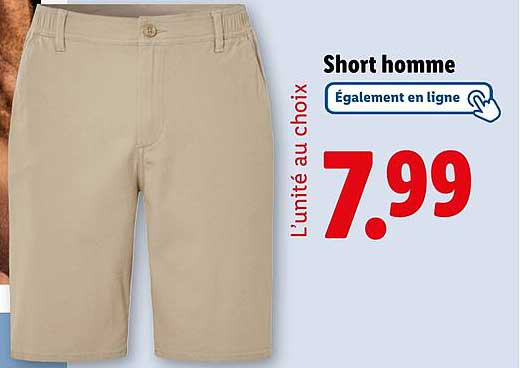 Short homme