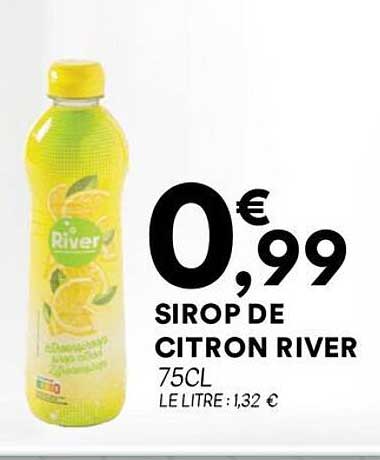 SIROP DE CITRON RIVER