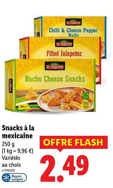 Snacks à la mexicaine