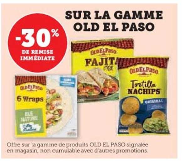 SUR LA GAMME OLD EL PASO