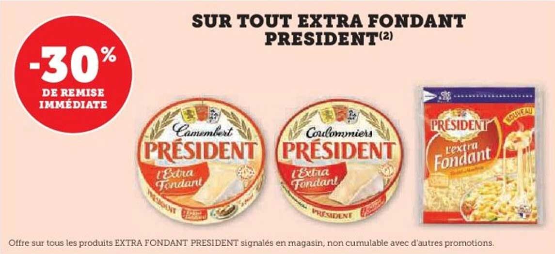 SUR TOUT EXTRA FONDANT PRESIDENT