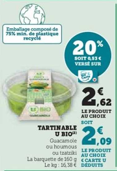 TARTINABLE U BIO