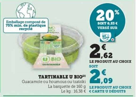 TARTINABLE U BIO