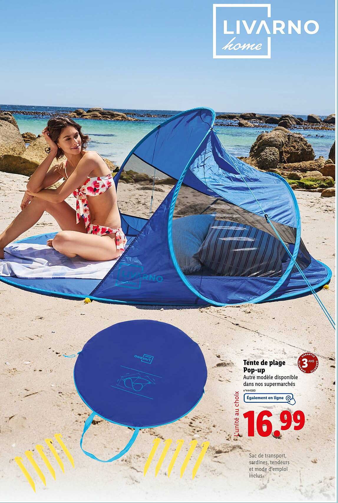 Tente de plage Pop-up