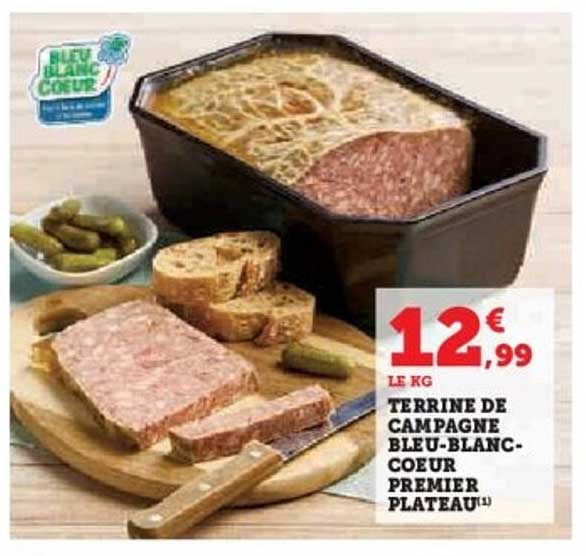 TERRINE DE CAMPAGNE BLEU-BLANC-CŒUR PREMIER PLATEAU