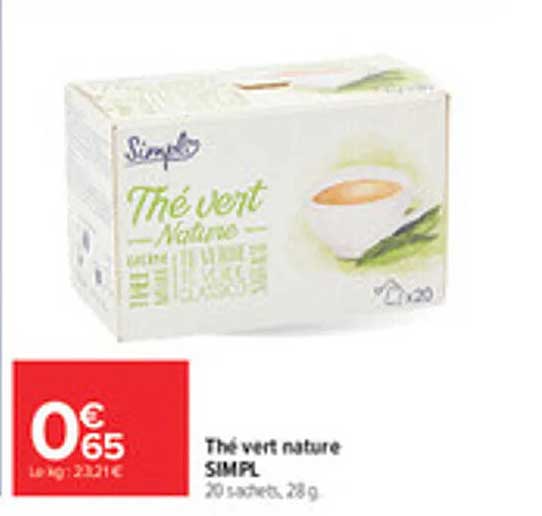 Thé vert nature SIMPL