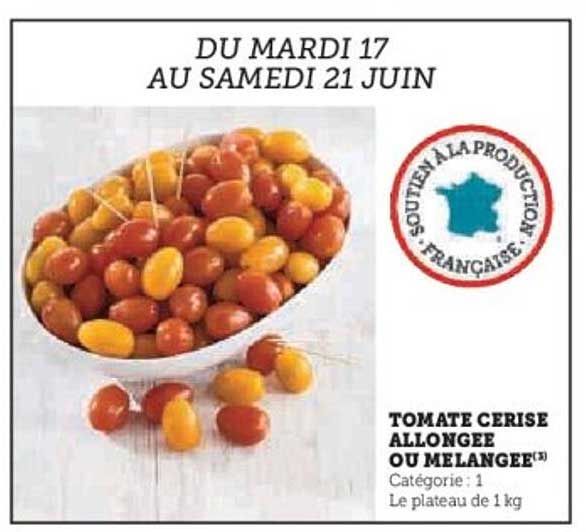 TOMATE CERISE ALLONGEE OU MELANGEE