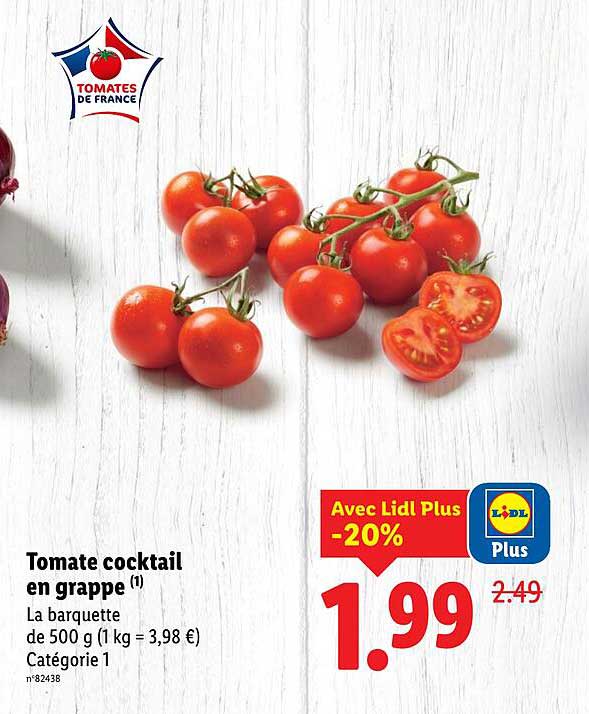Tomate cocktail en grappe