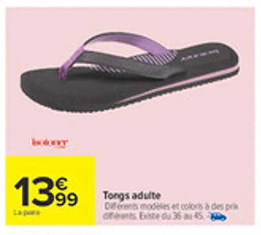 Tongs adulte