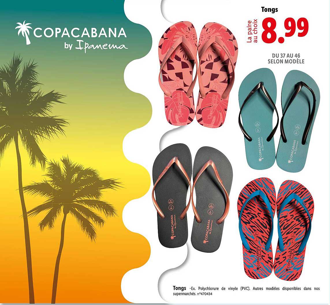 Tongs Copacabana by Ipanema