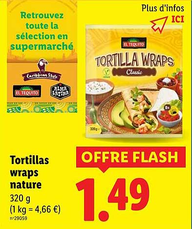 Tortillas wraps nature