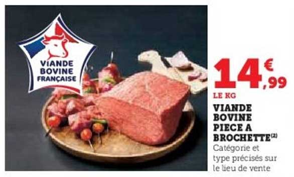 VIANDE BOVINE PIECE A BROCHETTE