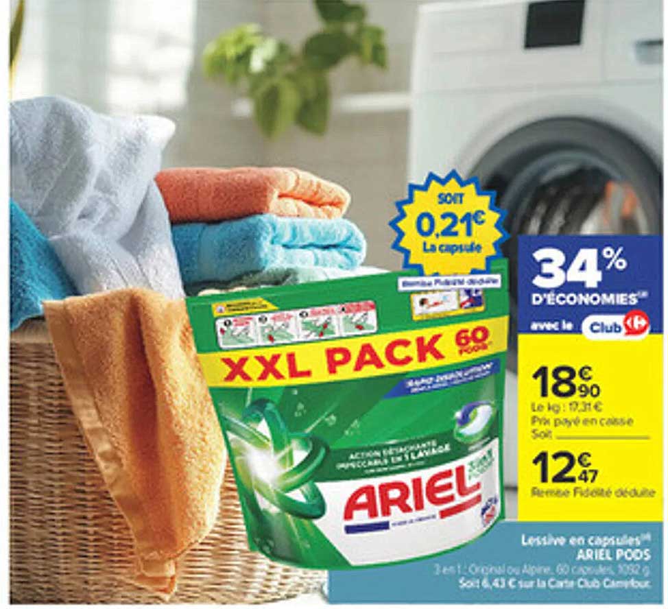 XXL PACK 60 PODS ARIEL