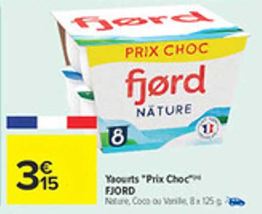 Yaourts 'Prix Choc'™ FJORD