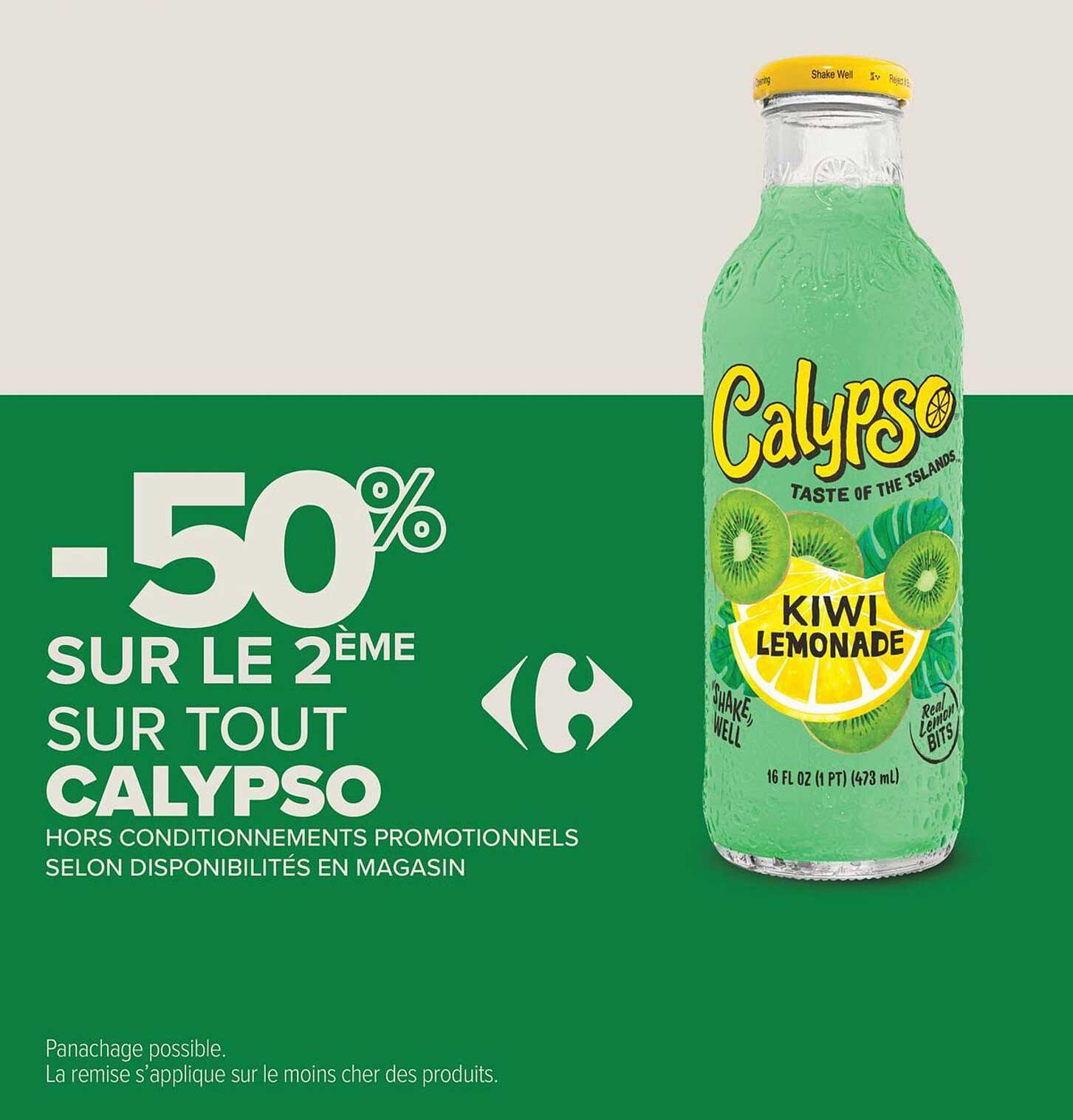 -50% SUR LE 2ÈME SUR TOUT CALYPSO