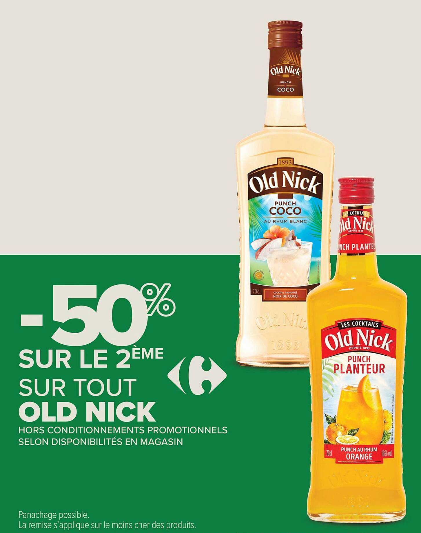 -50% SUR LE 2ÈME SUR TOUT OLD NICK