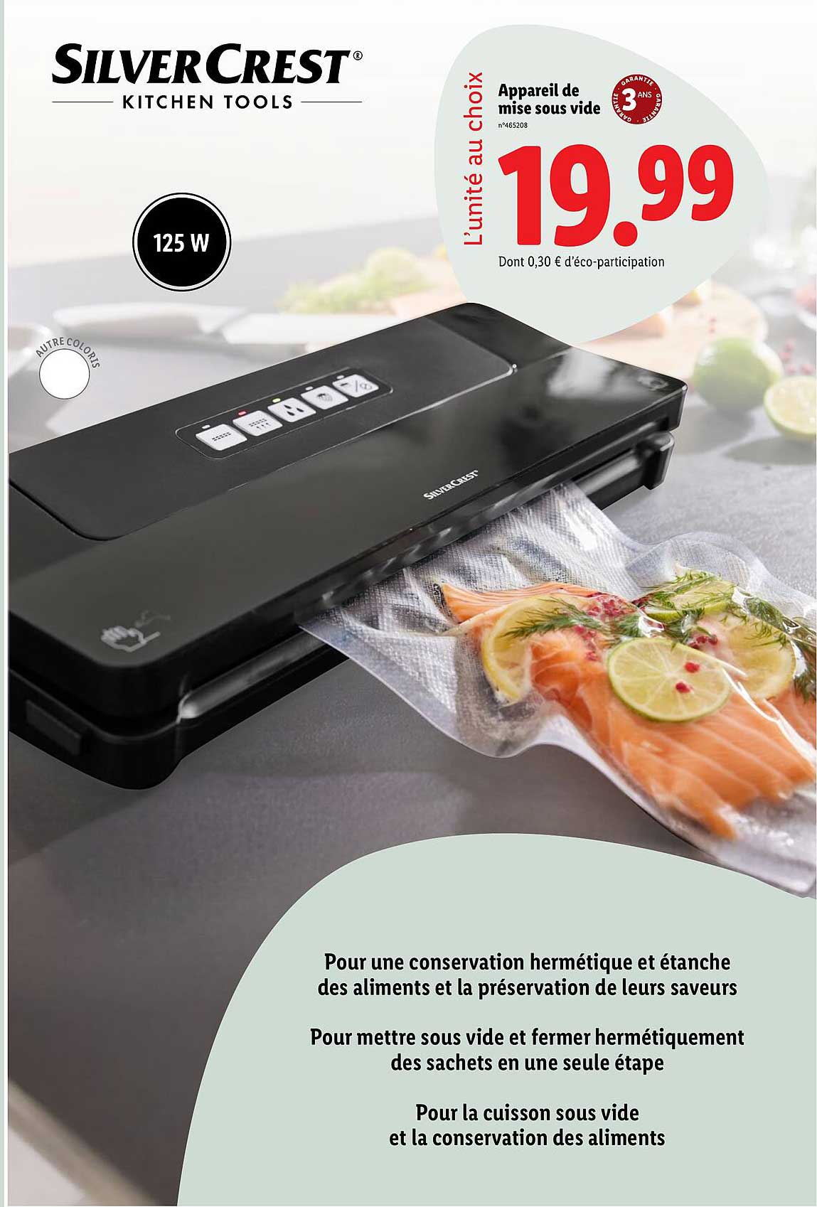 Appareil de mise sous vide