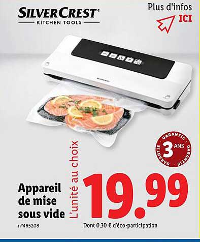 Appareil de mise sous vide