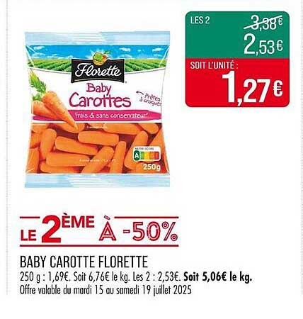 BABY CAROTTE FLORETTE