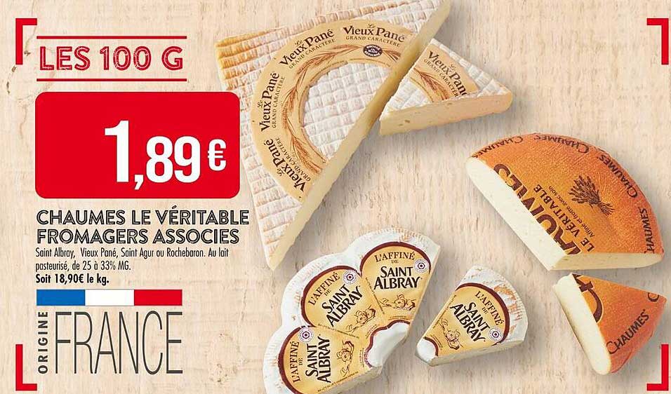 CHAUMES LE VÉRITABLE FROMAGERS ASSOCIES