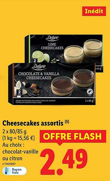 Cheesecakes assortis