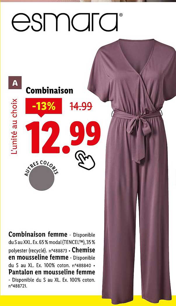 Combinaison femme