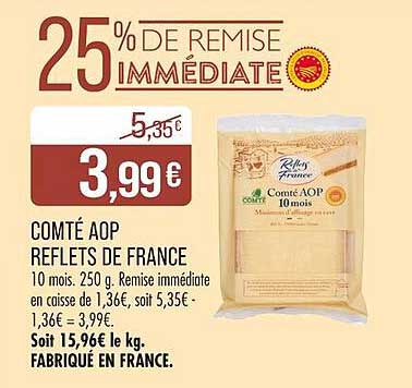 COMTÉ AOP REFLETS DE FRANCE
