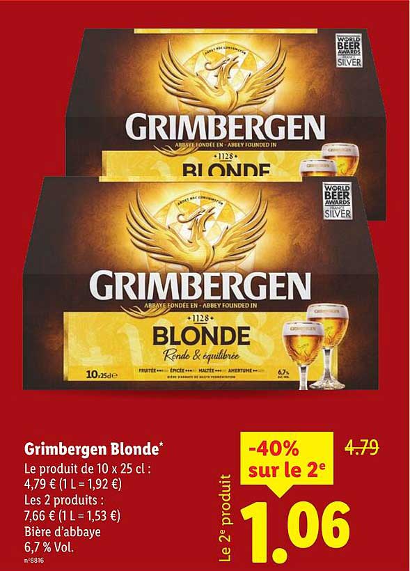Grimbergen Blonde*