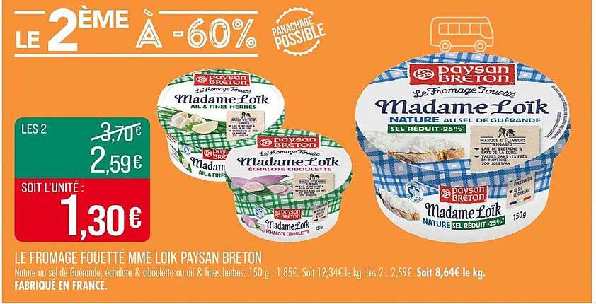 LE 2 ÈME À -60%