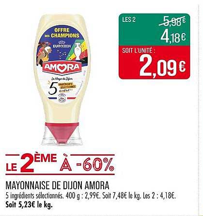 MAYONNAISE DE DIJON AMORA