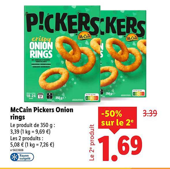 McCain Pickers Onion rings