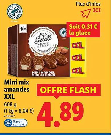 Mini mix amandes XXL