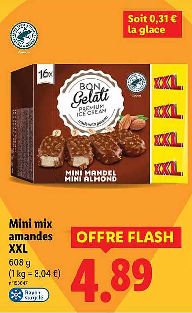 Mini mix amandes XXL