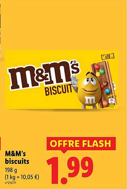 M&M's biscuits