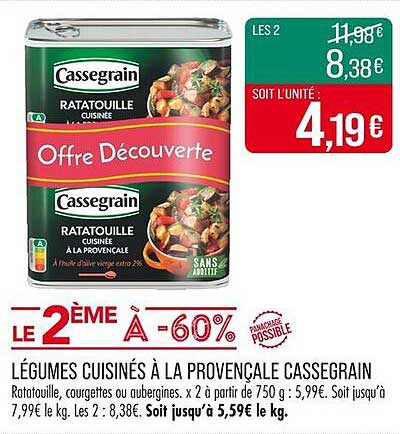 Offre Découverte Cassegrain