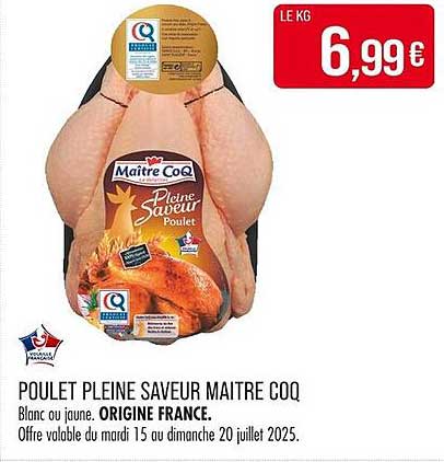 POULET PLEINE SAVEUR MAITRE COQ