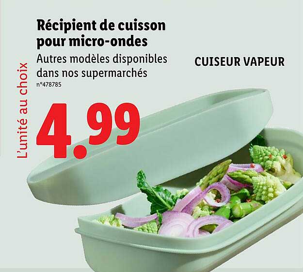 Récipient de cuisson pour micro-ondes