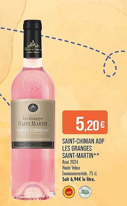 SAINT-CHINIAN AOP LES GRANGES SAINT-MARTIN**