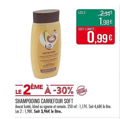 SHAMPOOING CARREFOUR SOFT